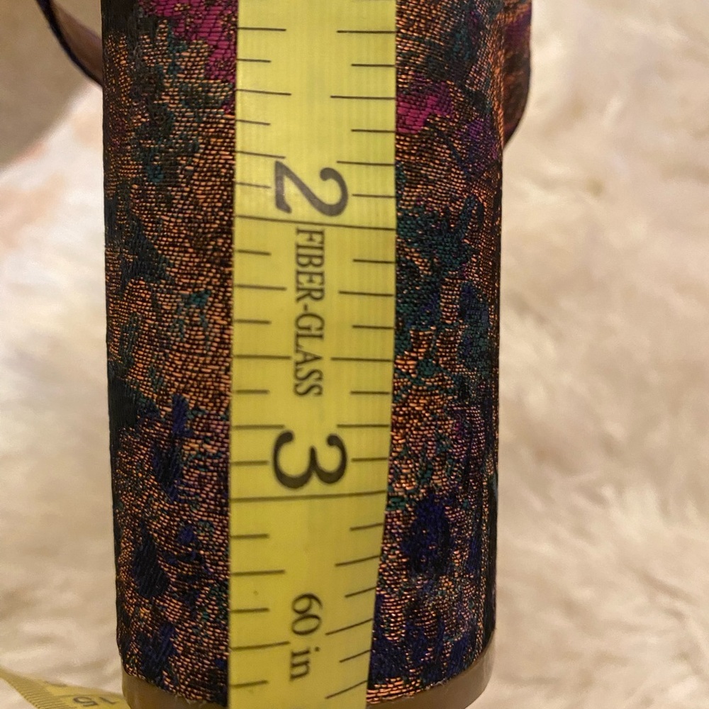 Madden Girl Floral Women's Heels - Black and Gold - Picture 10 of 10